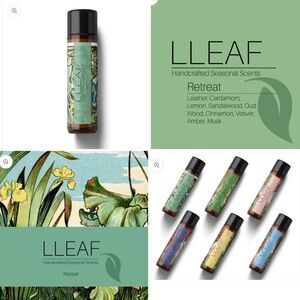 LLEAF Retreat Scented Roll On Scent NEW